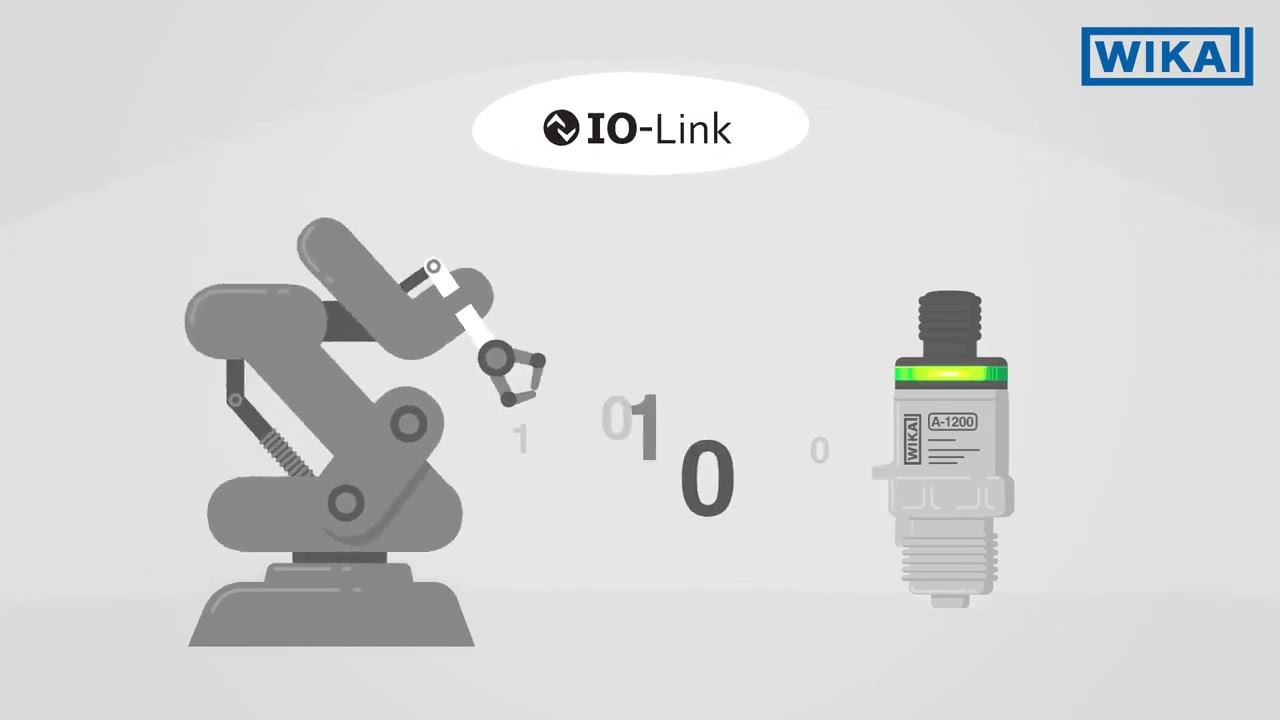 Pressure Sensor with IO Link  PNP or NPN Switching Output
