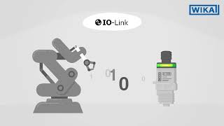 Pressure Sensor with IO Link  PNP or NPN Switching Output