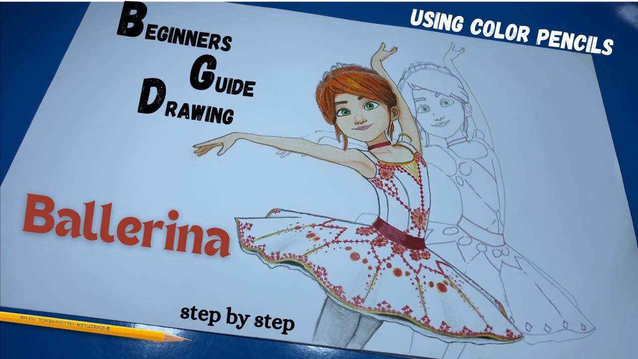 Ballerina Drawing || How to draw Ballerina girl ? || Drawing for ...