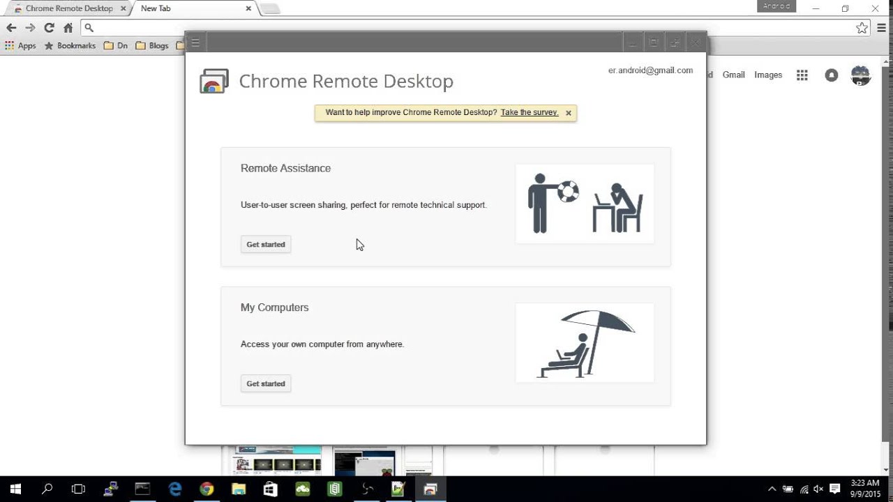 chrome remote desktop windows