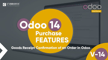 Odoo 14 Purchase Features - Goods Receipt Confirmation of an Order