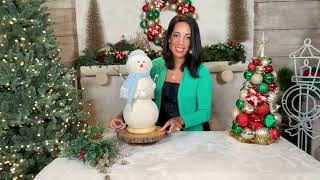 Kringle Express Christmas in July Snowman & Friends Beach Collection on QVC