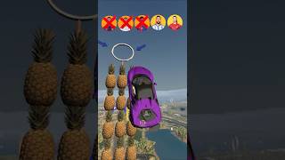 Ronaldo ‼️ Messi ‼️ Robert ‼️ Ramos ‼️ Pineapple Jump Challenge 👌⚽ #beamngdrive #simulator #shorts