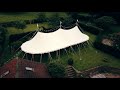 Garden sailcloth marquee