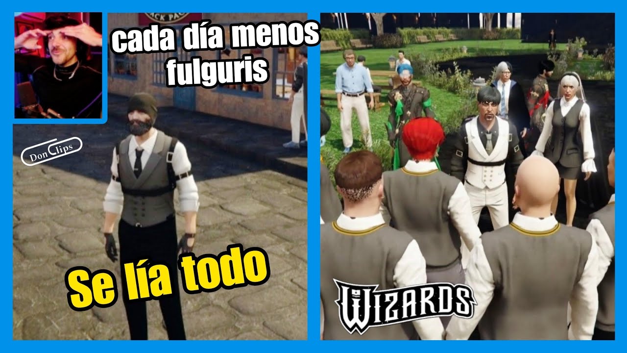 Halfonso (Nexxuz) Se da cuenta que cada vez hay menos de Fulguris, Se lía todo en Clases Wizards Rp