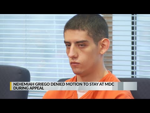 Judge denies Nehemiah Griego’s request to stay at MDC