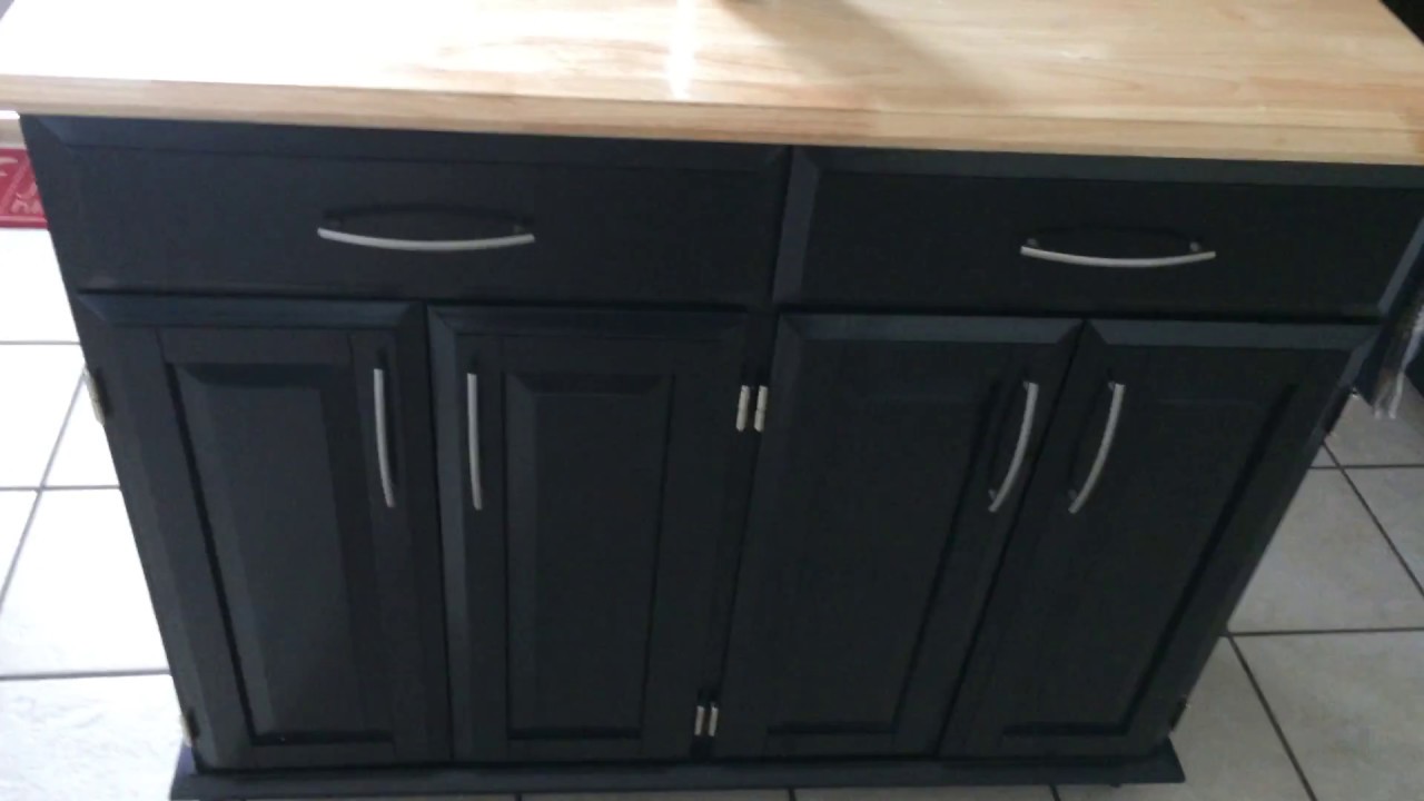 Home Styles Dolly Madison Kitchen Cart with Storage review YouTube