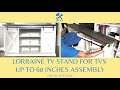 Twin star home cottonwood tv stand for tvs up to 60 w sliding barn doors assembly lorraine tvs 60