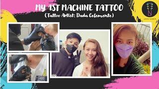 My 1St Machine Tattoo By Dada Clemente
