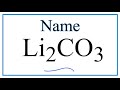 Lithium Carbonate Compound Concepts