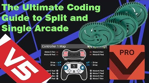 How to Code Split and Single Arcade Drive Control Vex Pro V5