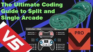How to Code Split and Single Arcade Drive Control Vex Pro V5 Net Worth