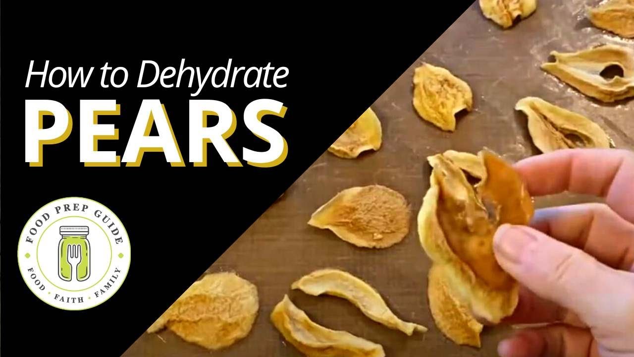How to Dehydrate Pears with the Excalibur Dehydrator (with Fast Cleanup