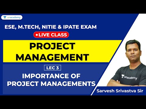 Project Management | Lec 3 | Important for ESE Non Tech, NITIE, iPATE & M.Tech Exam thumbnail
