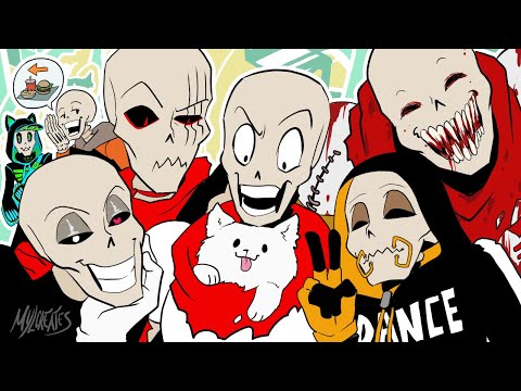 Skeleton Bone Dance ☆[Pacman Ghost Girl Dance Undertale Parody]☆