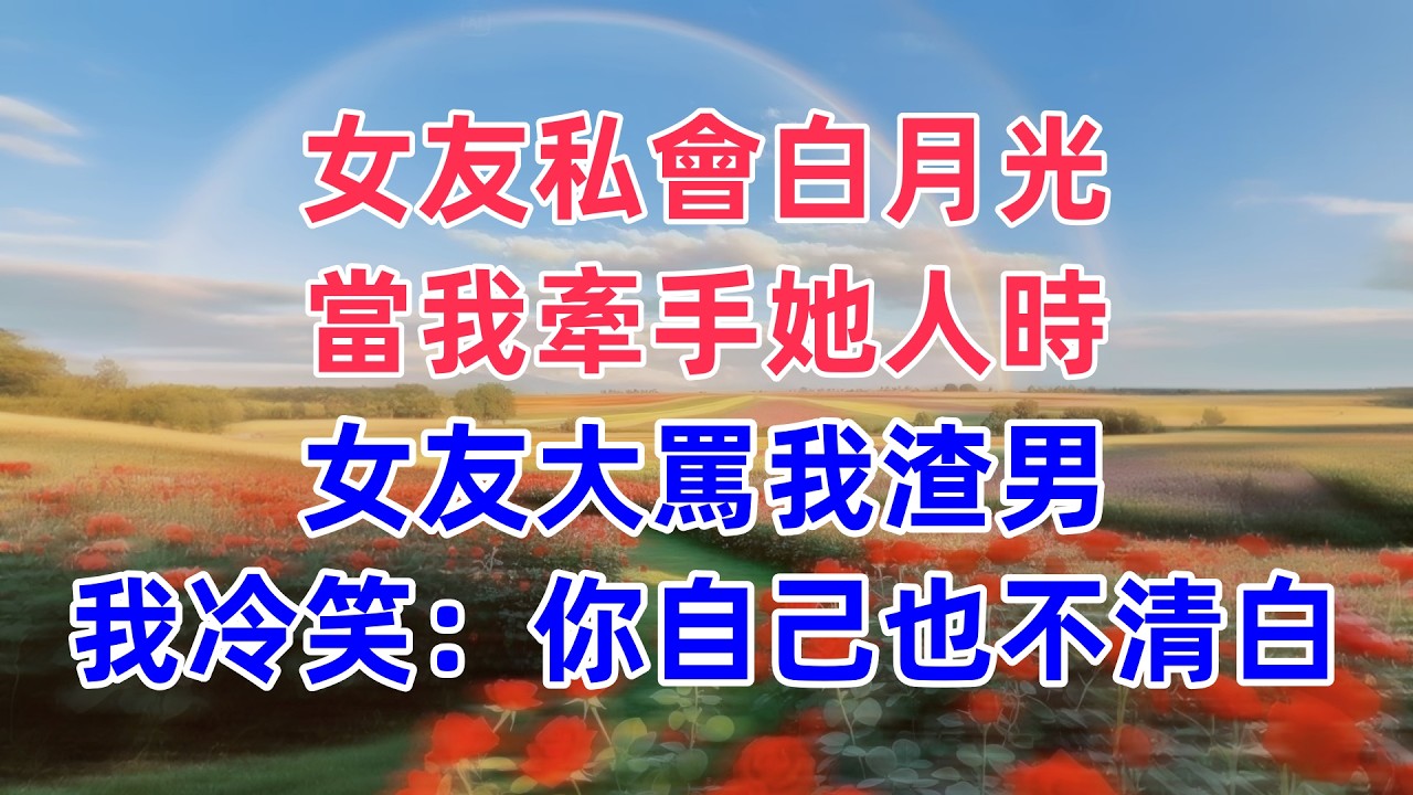 女友私會白月光，當我牽手她人時，女友大罵我渣男，我冷笑：你自己也不清白