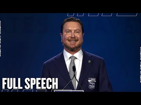 Kurt Busch's Full Hall of Fame Acceptance Speech | NASCAR