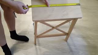 IKEA BEKVÄM БЕКВЭМ  сборка табуретки-стремянки