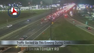 Traffic Backed Up This Evening During Beltline Crash