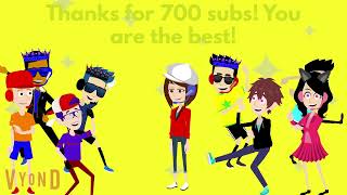 My 700 Subscriber Dance Party