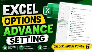 Excel Advanced Settings Explained | Excel Options Complete Tutorial for Beginners