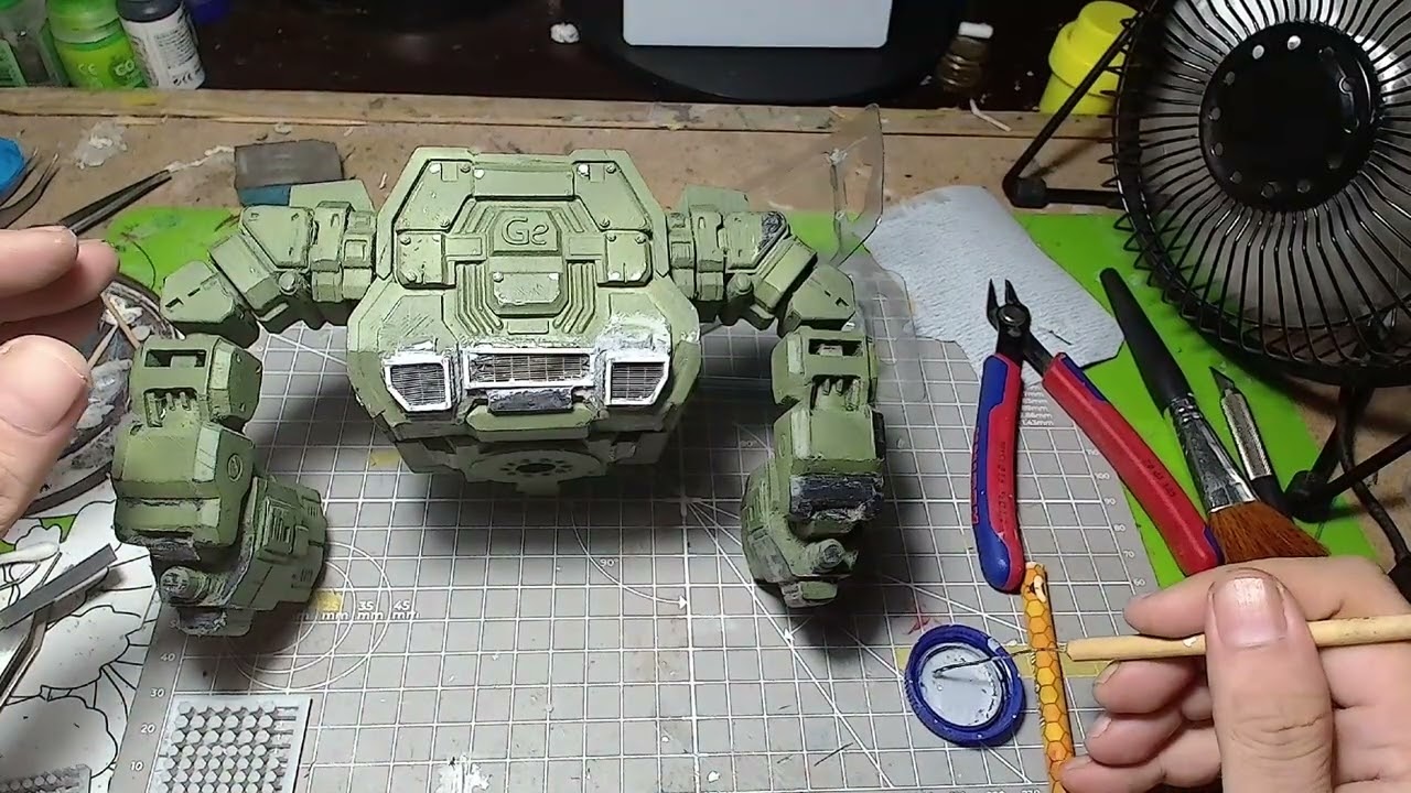 1/48 Mechwarrior Timberwolf Mech model