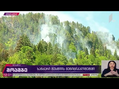 ხანძარი მესტიის მუნიციპალიტეტში