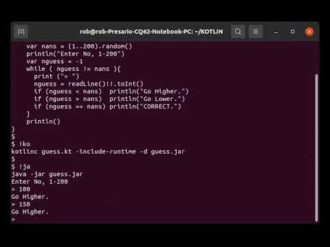 KOTLIN Program - "Guess the Number"