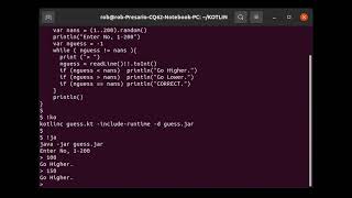 KOTLIN Program - "Guess the Number"