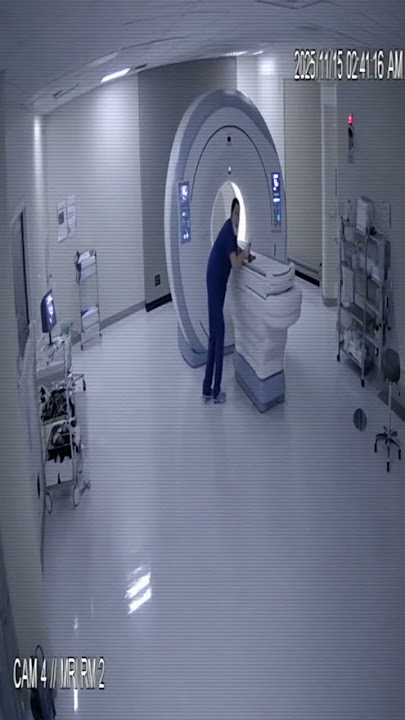 Midnight MRI Meltdown: When the Magnet Wakes Up:#MRIMayhem#HospitalHorror#CCTVFootage#MagneticChaos