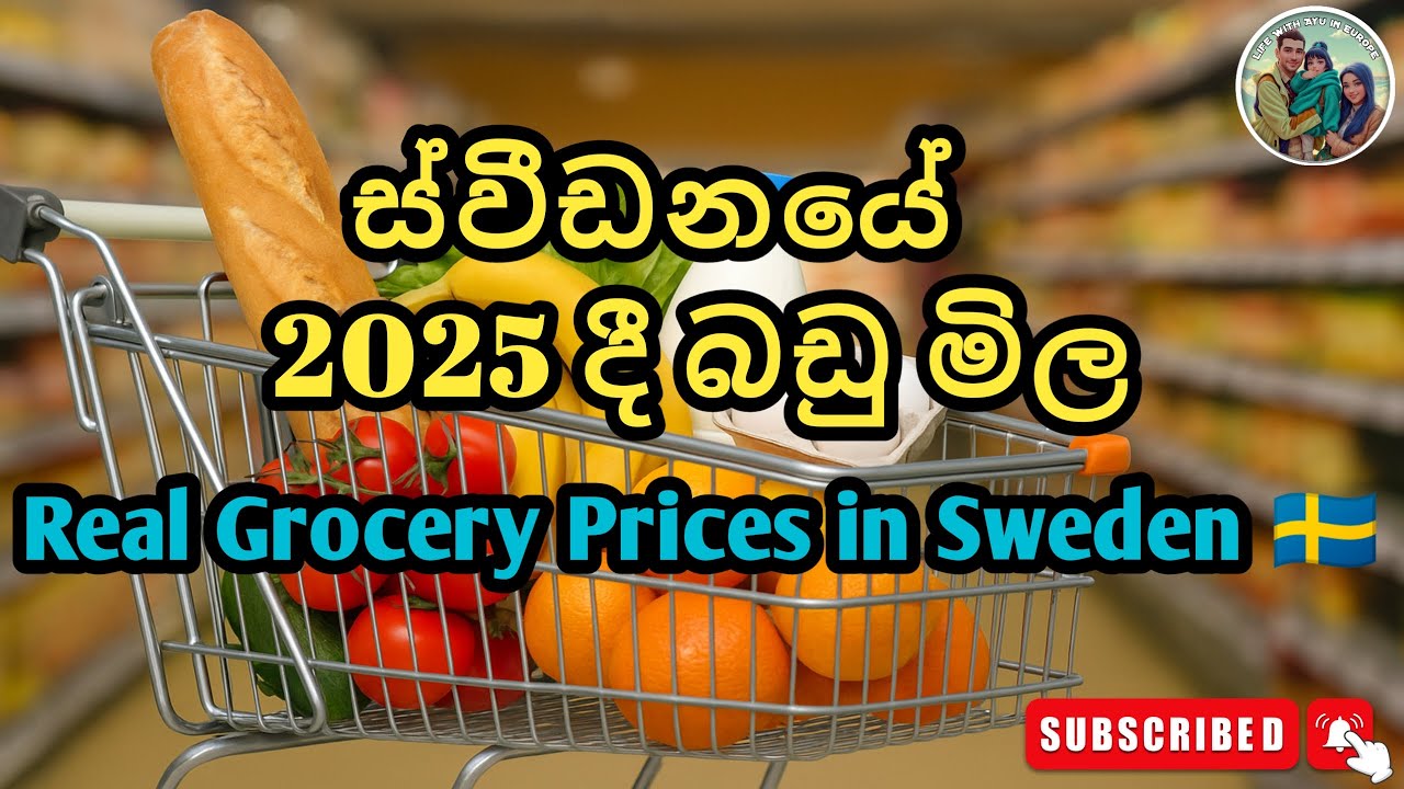 Real Grocery Prices in Sweden 2025 🇸🇪  What We Bought & What It Cost  💰  