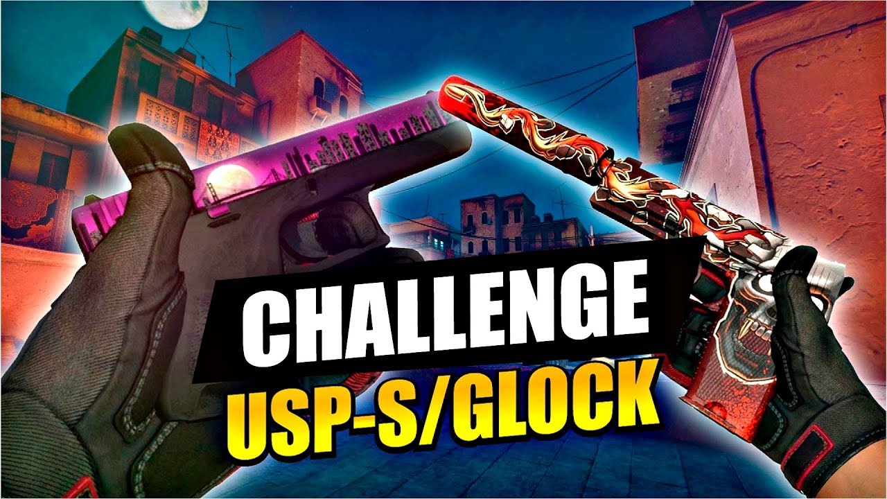 CS:GO CHALLENGE -  Win only with USP-S/GLOCK-18  / CS GO Wingman 2x2