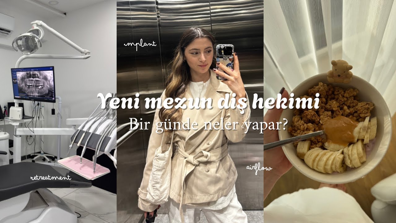 Yeni mezun diş hekimi olarak bir günüm 🦷👩‍⚕️