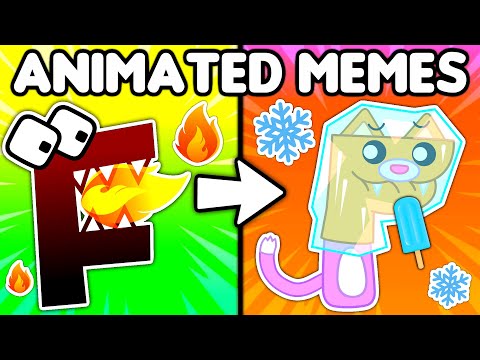 FUNNY ALPHABET LORE ANIMATED MEMES (TRY NOT TO LAUGH) (ft. RAINBOW FRIENDS BABIES, LANKYBOX, & MORE)