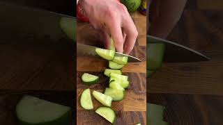 Салат Для Любителей Роллов С Крабовыми Палочками И Огурцом #shorts #quickrecipes #recipe #food