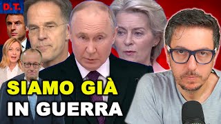 SIAMO “GIÀ IN GUERRA CON LA RUSSIA” anche se fanno finta di no