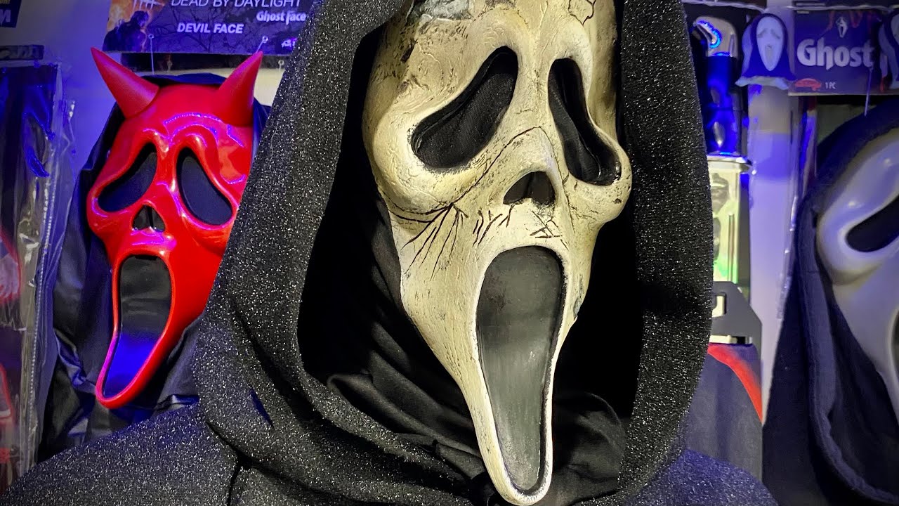 Aged Scream 6 Mask Ghost Face Officially Licensed Funworld