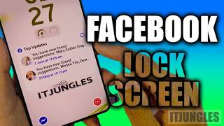 How to Add Facebook Updates Widget to Lock Screen on Galaxy S26 screenshot 2