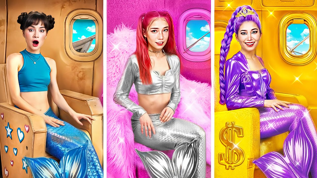 Pokój Syrenki Makeover - Kartonowy vs Puszysty | KPop Demon Hunters