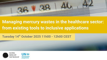 Managing mercury wastes in the healthcare sector: from existing tools to inclusive applications