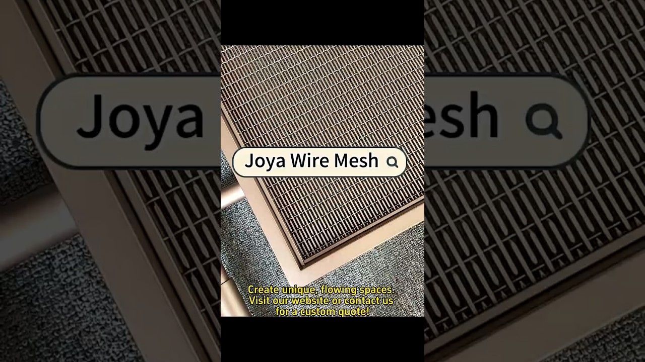 Custom Metal Woven Mesh Screen Partition