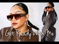 GET READY WITH ME | BROWN TONES |