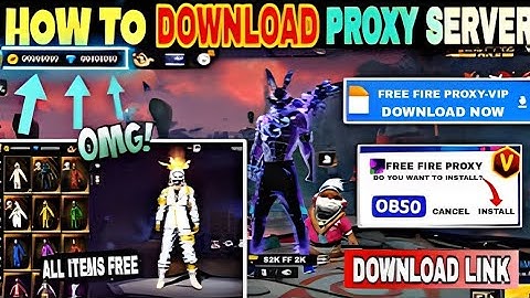 How To Download New VIP Proxy Server 🤩 After ob50 update || Free Fire VIP Proxy Server 🤯||easy setup