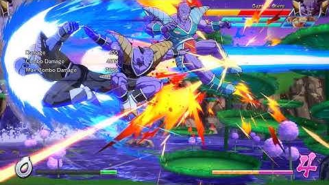 Dragon Ball Fighterz Captain Ginyu new midscreen combo (Recoome starter)