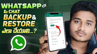 How to Backup and Restore Whatsapp Messages on Android 2023 | In Telugu screenshot 4