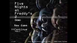 Five Nights at Freddy's 2 - Main Menu