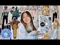 buying my DREAM wardrobe! (online shop with me)