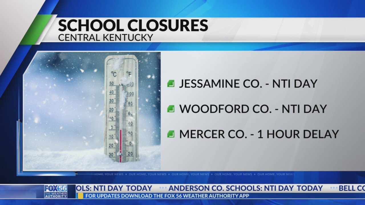 Icy roads, lingering snow across Kentucky leads to school closings, delays