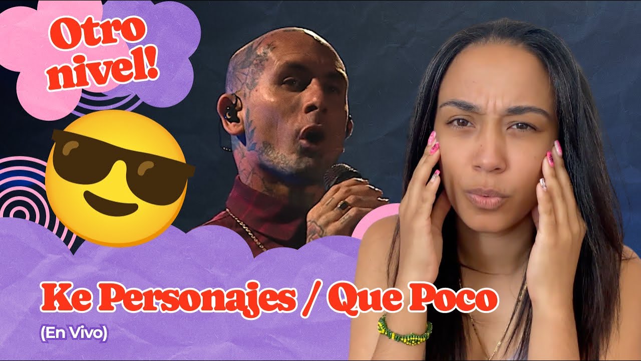 Ke Personajes - Que Poco (En Vivo) ▷ Reacción !!!