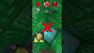 Which Mob can survive the smallest hole? 🤯 #minecraft #shorts #mcyt #usa